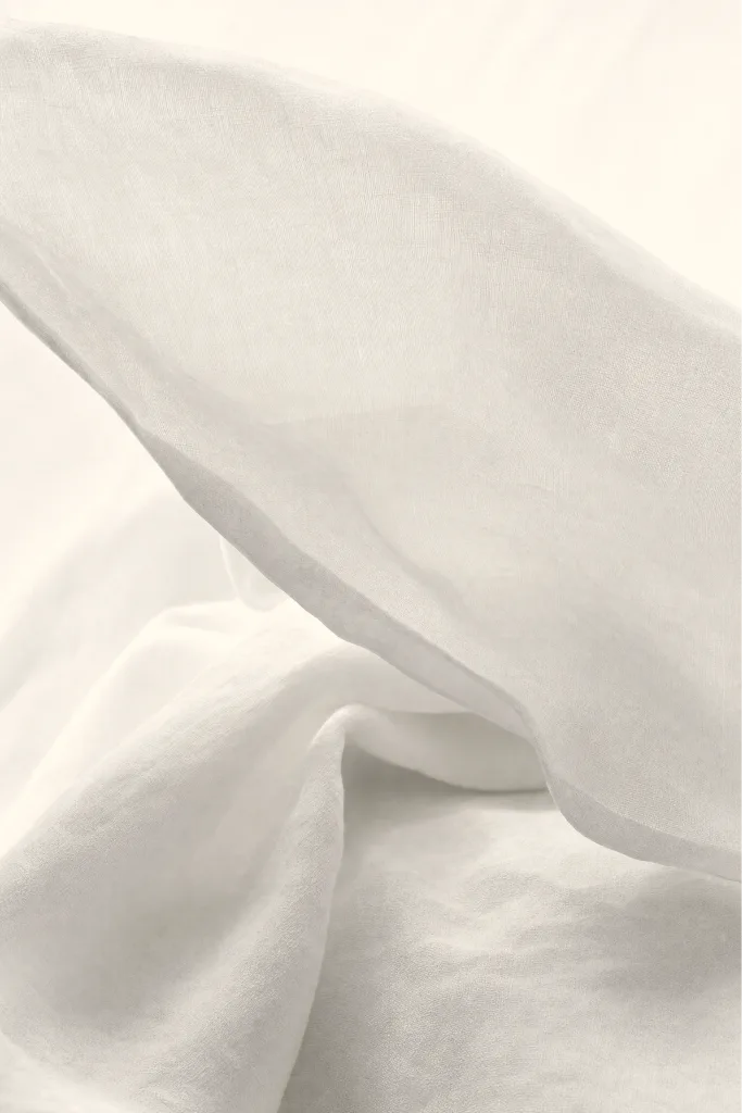 Organic cotton fabric detail